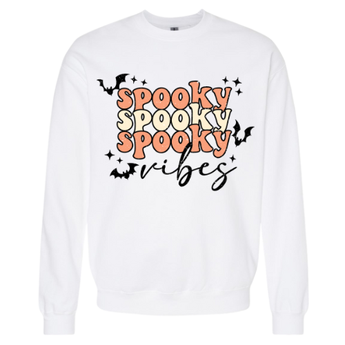 Spooky Spooky Spooky Vibes Crewneck