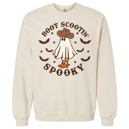 Boot Scootin’ Spooky Crewneck Sweatshirt