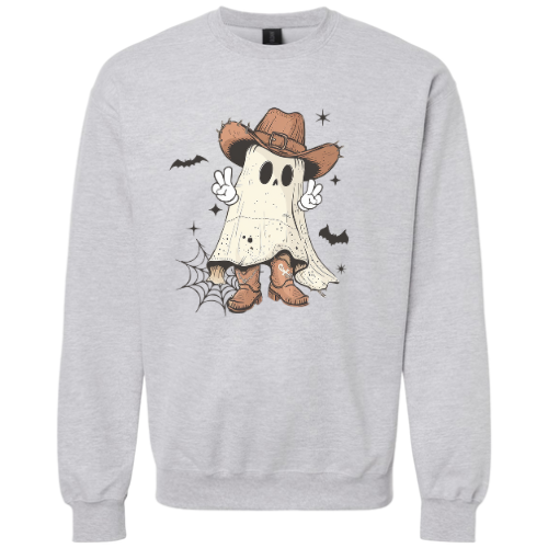 Ghost Cowboy Peace Crewneck