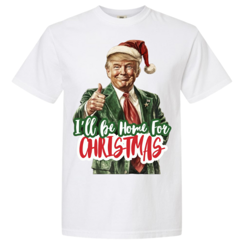 Trump I’ll Be Home For Christmas T-Shirt