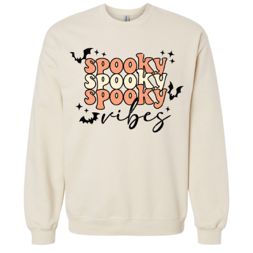 Spooky Spooky Spooky Vibes Crewneck